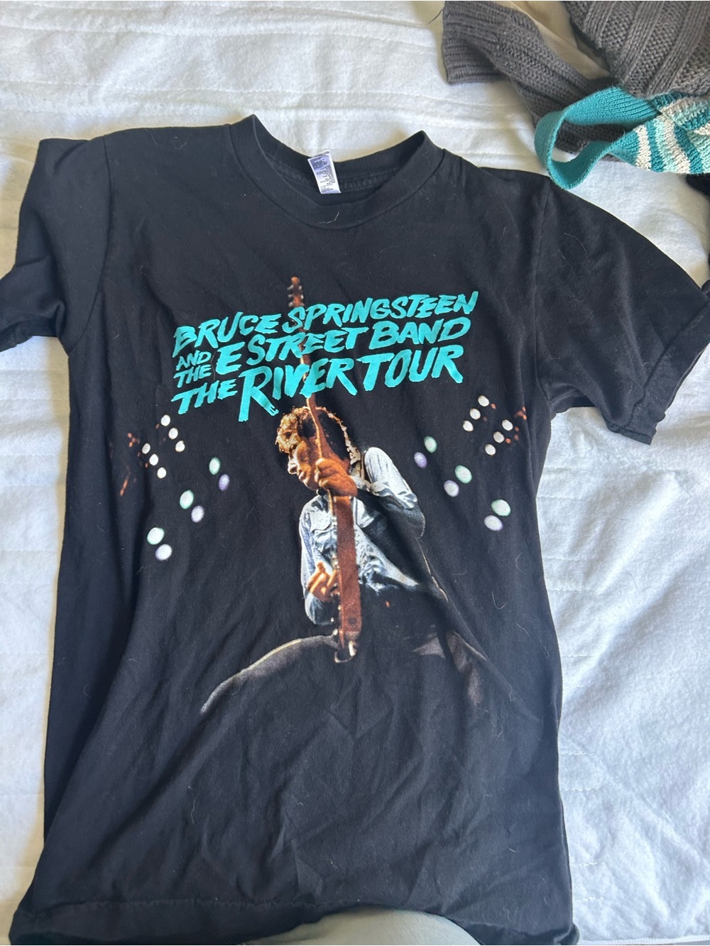 The River Tour Men's Black Graphic Tee